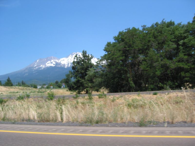 Shasta 34 - Leaving Shasta, shot out of vehicle
